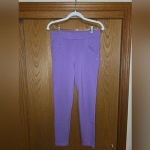 G301. Betabrand Journey DPYP™ Dress Pant Yoga Pant | Skinny in Lavender - Size M